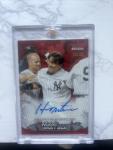 2024 Topps Matsui Chrome Auto Red Refractor #16/25