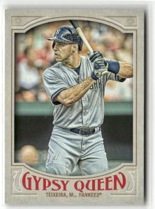 2016 Topps Gypsy Queen Mark Teixeira Yankees Card