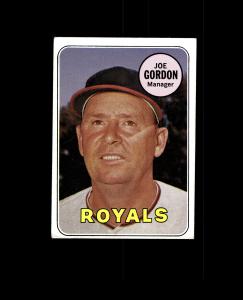 1969 Topps Joe Gordon Card #484 MG VG-EX
