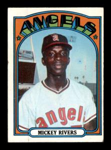 1972 Topps Mickey Rivers Rookie Card #272