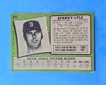 1971 Topps Baseball Sparky Lyle #649 Card