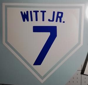 Bobby Witt Jr. Kansas City Vinyl Decal Sticker