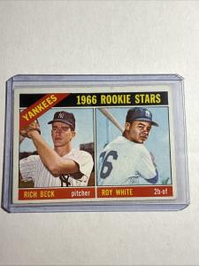 1966 Topps Yankees Rookies Roy White Rich Beck