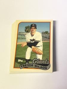 1989 Topps Tiffany San Francisco Giants Singles