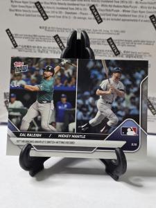 2025 Topps NOW Cal Raleigh Home Run Record Card