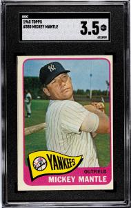 Mickey Mantle 1965 Topps Baseball Card #350