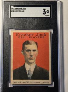Connie Mack 1915 Cracker Jack Baseball Card #12