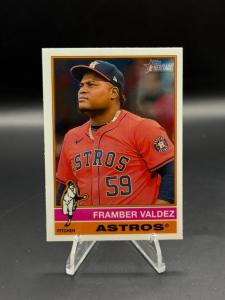 2025 Topps Heritage Blue Chrome & Refractors Set