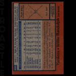 1978 Topps Willie Randolph New York Yankees Card