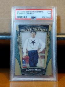 2015 Upper Deck Goodwin Champions Candy Cummings PSA 7
