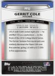 2010 Bowman Platinum Gerrit Cole Rookie Card #/999