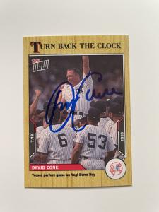 David Cone Signed Perfect Game Card #109