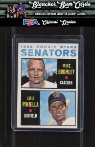 1964 Topps Senators Rookie Stars Card Set