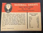 1961 Fleer Baseball Greats Pick Your Cards