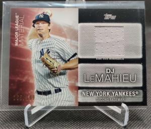 2020 Topps Update DJ LeMahieu Black /199 Card