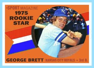 George Brett Kansas City Royals Custom Art Card