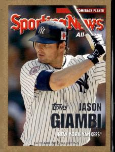 2005 Topps Update Gold Jason Giambi #167