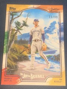 2025 Topps Bobby Witt Jr. Paint Splatter Parallel