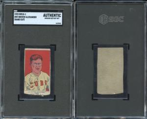1923 W515-1 Grover Cleveland Alexander Strip Card