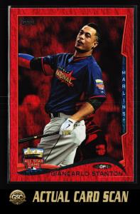 2014 Topps Update Giancarlo Stanton Red Foil Card