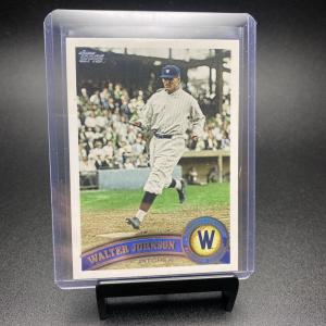 2011 Topps Walter Johnson SP Short Print Card