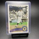 2011 Topps Walter Johnson SP Short Print Card