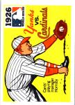 1926 Yankees vs. Cardinals Rogers Hornsby Fleer Card