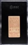 1911 Christy Mathewson T205 Gold Border Card
