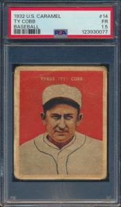 1932 Ty Cobb Caramel Baseball Card #14