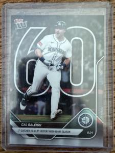 2025 Topps Now Cal Raleigh #765 HR Card
