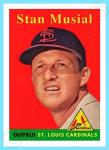 Stan Musial 1958 Style Custom Art Card