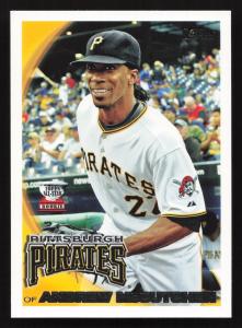 2010 Topps Andrew McCutchen Gold Rookie Cup Card