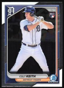 2024 Bowman Chrome Colt Keith Rookie Card
