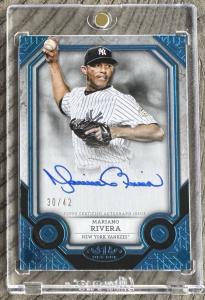2024 Topps Tier One Mariano Rivera Autograph Card