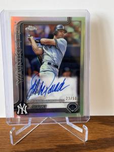 2025 Topps Chrome Jorge Posada Auto Refractor #23/50