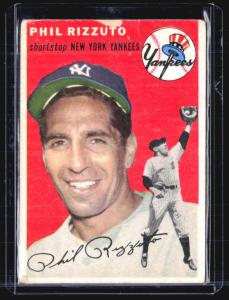 1954 Topps Phil Rizzuto Baseball Card #17