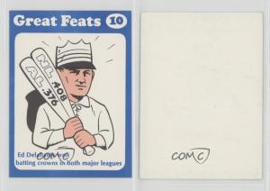 1972 Ed Delahanty Great Feats Blue Border Card