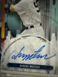 2025 Topps Finest Hideki Matsui Autograph Card