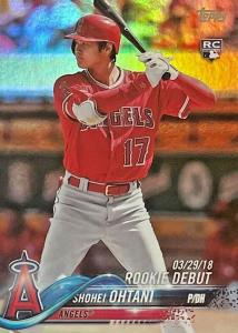 2018 Topps Shohei Ohtani Rookie Debut #US285