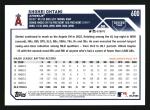 2023 Topps Shohei Ohtani #600 Card