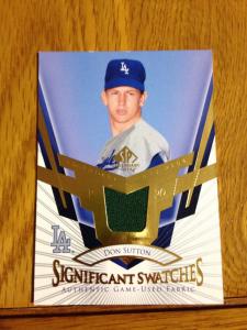 2004 SP Legendary Cuts Don Sutton Swatch Card