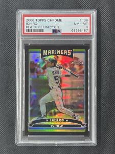 2006 Topps Chrome Ichiro Suzuki Black Refractor #136