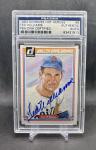 1983 Donruss Ted Williams Signed HOF Heroes Card