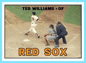 Ted Williams Custom Art Card - 1967 Red Sox