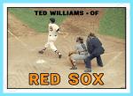 Ted Williams Custom Art Card - 1967 Red Sox