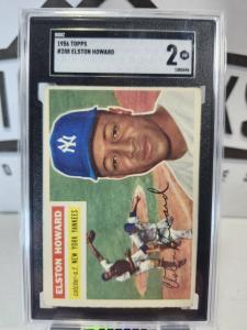 Elston Howard 1956 Topps #208 - Yankees Card
