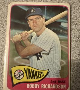 1965 Topps Bobby Richardson Baseball Card #115