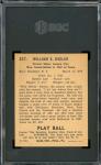 1940 Play Ball Wee Willie Keeler Yankees Card