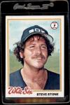 1978 Topps Steve Stone Chicago White Sox Card