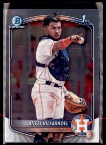 2025 Bowman Chrome Jancel Villarroel Astros Card Lot